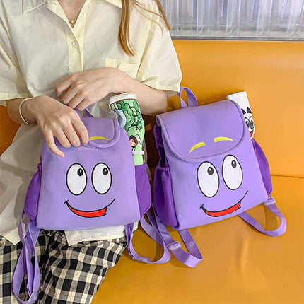 Dora the Explorer Backpack Purple Rescue Bag with Map Gift