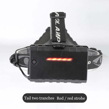 LED Headlight Bright Waterproof USB Rechargeable, 3 Batteries Included