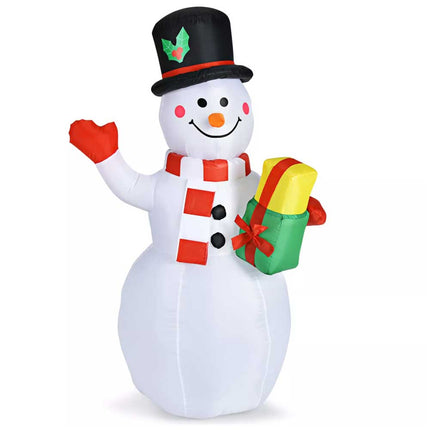 5ft Christmas Inflatable Snowman Decoration LED Light Up Outdoor Yard