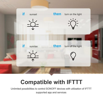 SONOFF Basic R2 WiFi Smart Switch 10A Wireless DIY Module Light Controller