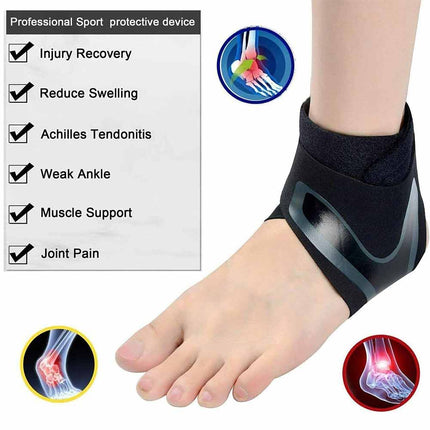 1 Pair Plantar Fasciitis Therapy Wrap Heel Foot Pain Arch Support Ankle Brace