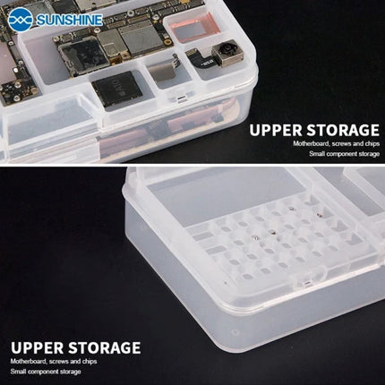 Multifunctional Mobile Phone Repair Storage Box with Tools