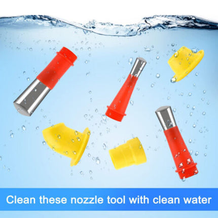 Universal 20 Piece Rubber Nozzle Tool Kit – Reusable Integrated Nozzle Set