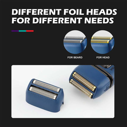 Electric Foil Shaver for Men, Cordless Waterproof Shaving Machine Skin Fade
