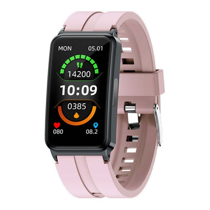 Smart Watch Blood Glucose Monitor ECG HRV Body Temperature Waterproof