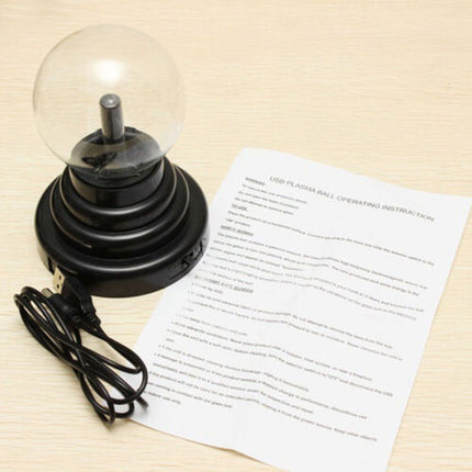 Magic Glass Plasma Ball 14cm, Touch USB Electric Globe Night Light Lamp