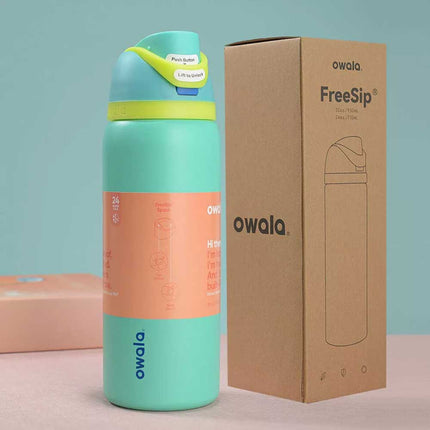 1X Random Owala FreeSip Water Bottle Stainless Steel Insulated Portable Sports