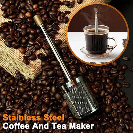 Travel Coffee Maker Portable Final Press Reusable Filter Coffee Brewer