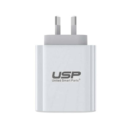 65W GaN Fast Charger QC3.0 PD3.0 Type-C AU Plug for iPad MacBook Laptop Phone