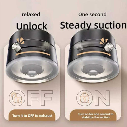 360° Rotation Magnetic Car Phone Holder Vacuum Suction Cup Mount Stand