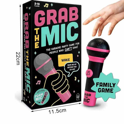 Grab The Mic Lucky Egg Exciting Family Game 4 People Who Can't Sing