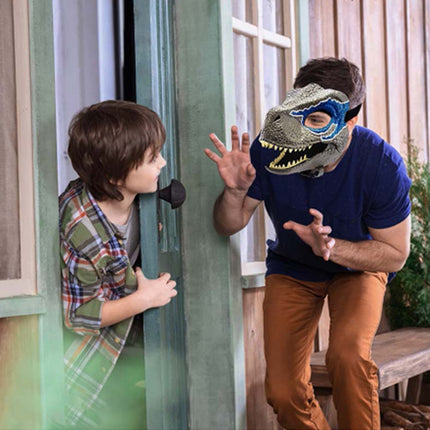 Funny Dinosaur Full Face Mask Helmet for Halloween Cosplay Party Props Gift