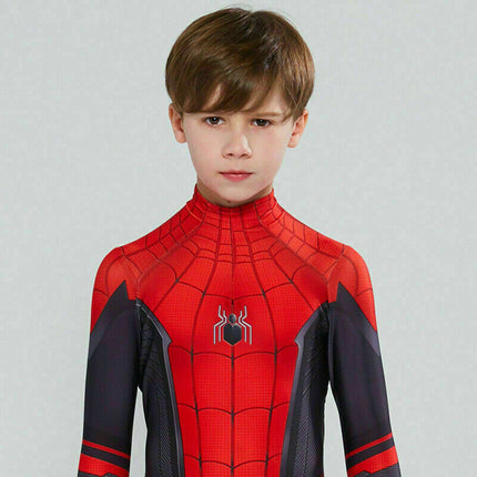 Spiderman Far From Home Zentai Cosplay Suit Halloween Costume Outfit