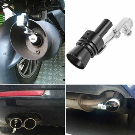 2PC XL Aluminum Turbo Sound Simulator Whistle Roar Exhaust Booster