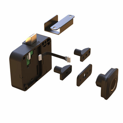 Mini Fingerprint Lock, Keyless Universal Electric Padlock for Locker