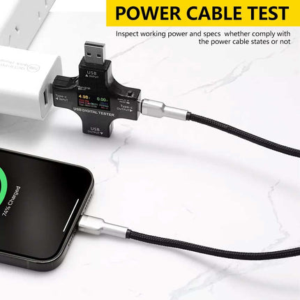 USB-C Digital Voltage Current Meter Tester for PD Power