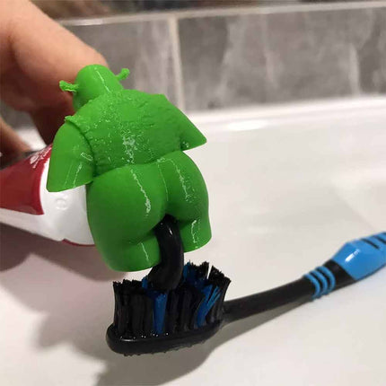 Funny Toothpaste Cap with Dispenser and Squeezer Tool