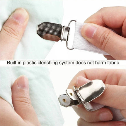 12 Clamps Bed Sheet Grippers, Mattress Fasteners Straps Holders for Fitted