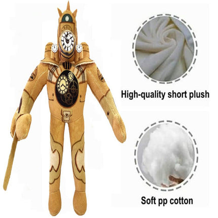 Funny Toiletman Plush Doll with Cameraman & Speakerman, Stuffed Toy