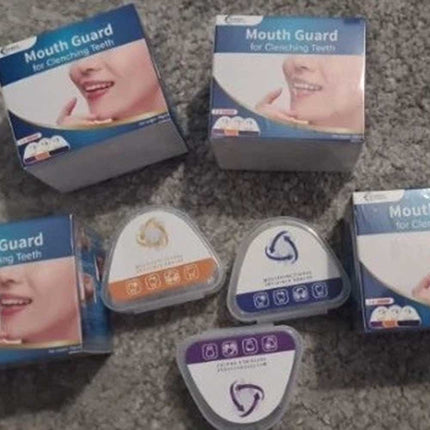 3-Pack Moldable Night Mouth Guard for Teeth Grinding & Snoring