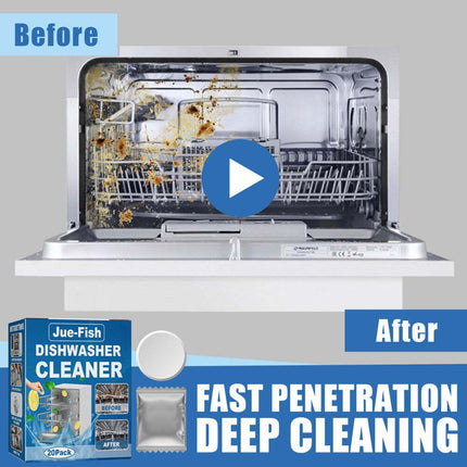 20 Packs Dishwasher Cleaning Tablets – Removes Limescale & Build-Up