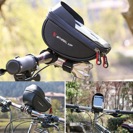Motorcycle Bike Handlebar Phone Mount Waterproof Case Bicycle Holder