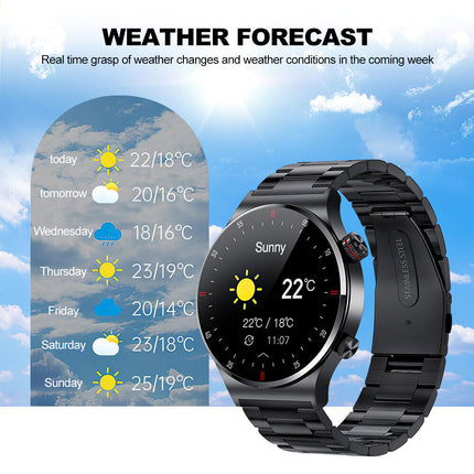 Smart Watch for Men with Bluetooth Call, Full Touch Screen Sports