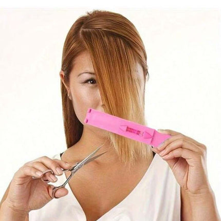 DIY Fringe Hair Trimming Clip & Comb Set with Professional Bang Styling