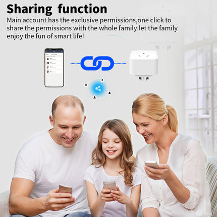 Tuya WiFi/Zigbee 16A Smart AU Socket, Voice Control for Alexa & Google Home