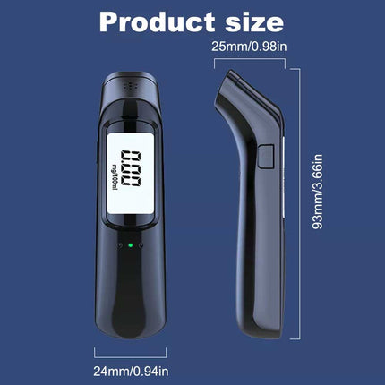 Digital Breathalyzer Alcohol Tester, Rechargeable Detector Analyzer Tool