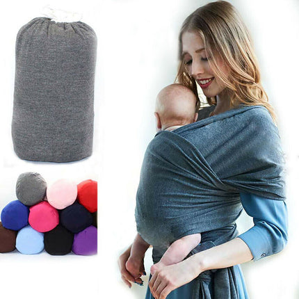 Adjustable Baby Sling Wrap Carrier Infant Breastfeeding Pouch Newborn