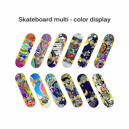DIY Tech Deck Complete Fingerboard Mini Skate Set Toy Gift