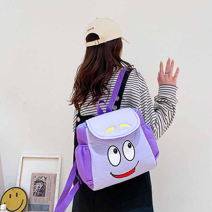 Dora the Explorer Backpack Purple Rescue Bag with Map Gift