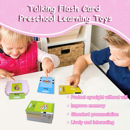 Talking Flash Cards Educational Sound Learning Words Toddler  Gift
