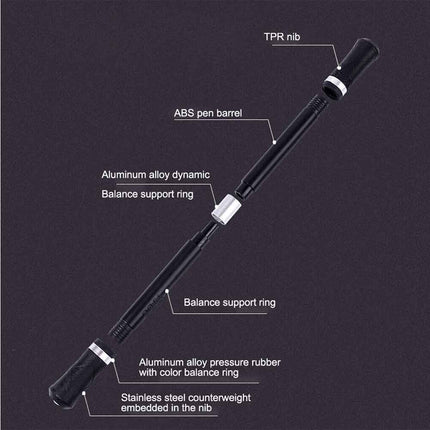 10X Spinning Pen Portable for Beginners, Stress Relief Rolling Toy