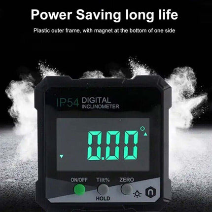 Digital Protractor Inclinometer Magnetic Angle Meter & Level Finder