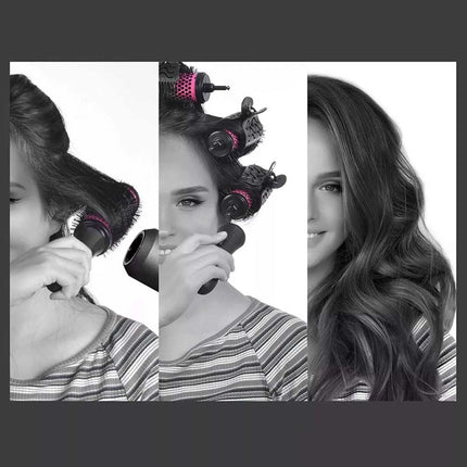 Hair Styling Brush Set Detachable Round 6 Barrels Styling Tool UK