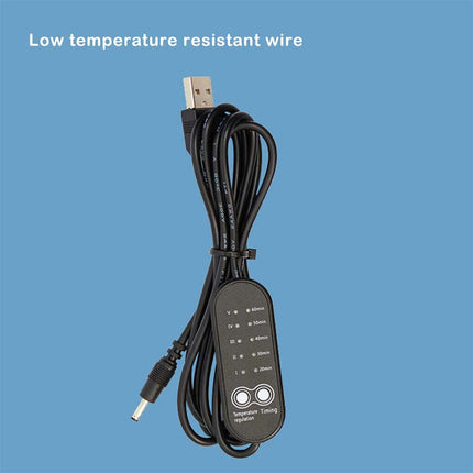 Adjustable USB Lens Heater DSLR Camera Warming Strip Warmer Band
