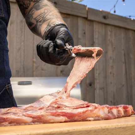 Kitchen Rib Membrane Stripper Tool BBQ Easy Beef Pork Remover