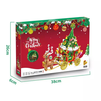 Mini Building Blocks Bricks Girls Toy Christmas Gift Elk Santa Snowman