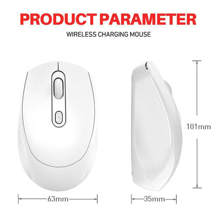 Rechargeable Silent Ergonomic 2.4G Dual Mode Bluetooth Mouse for PC