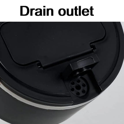 1200ml Microwaveable Ramen Bowl Black Large Capacity Instant Noodle Cooker