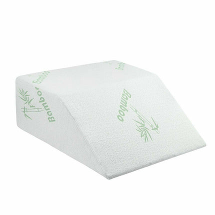 Cool Gel Memory Foam Wedge Elevation Pillow – Leg Raiser Support Cushion