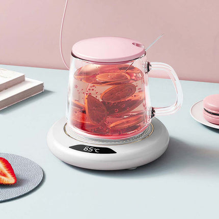 Smart USB Electric Coffee Mug Warmer Heating Coaster Mat Pad Tea Milk