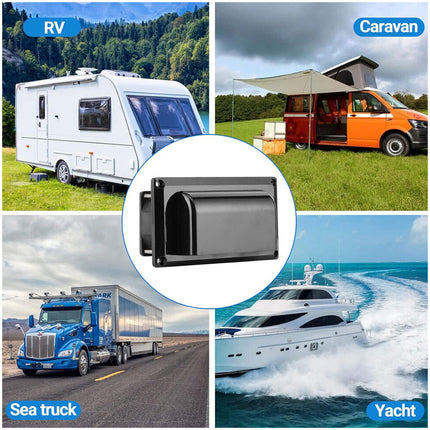 12V 15W RV Side Air Vent Ventilation Exhaust Fan Caravan Motorhome Trailer Camper