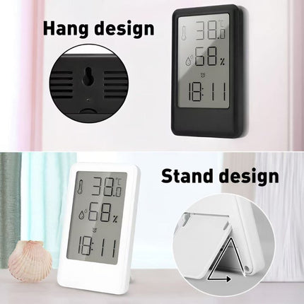 Multi-Function Digital Alarm Clock with Indoor Thermometer Hygrometer