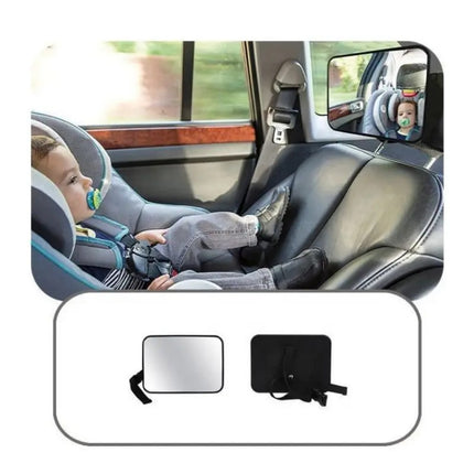 Adjustable Baby Car Mirror – Detachable Wide View for Child Safety