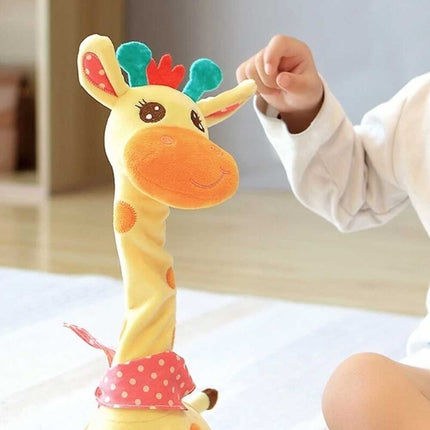 Favorite Dancing Giraffe Plush Singing Animal Plush Doll for Holiday Gift