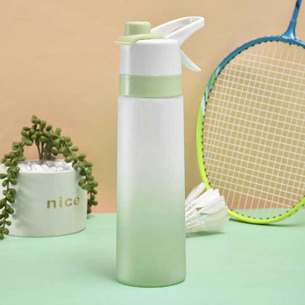 700ml Sport Matte Spray Water Bottle, Cooling Mist Kettle Cup