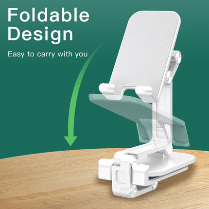 Adjustable Foldable Desk Stand Mount for Cell Phone and Tablet Holder